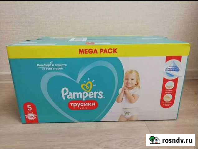 Подгузники-трусики Pampers Pants 5 96 шт Череповец - изображение 1