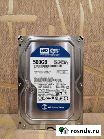 Жесткий диск SATA WD5000aakx Майкоп - изображение 1