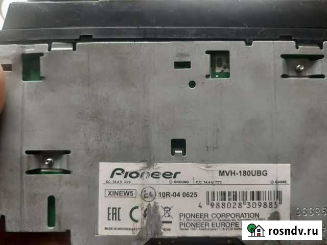 Магнитола pioneer mvh 180ubg Чита - изображение 1
