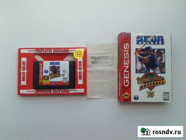 Картриджи John Madden - World Series Baseball95 Вологда - изображение 1