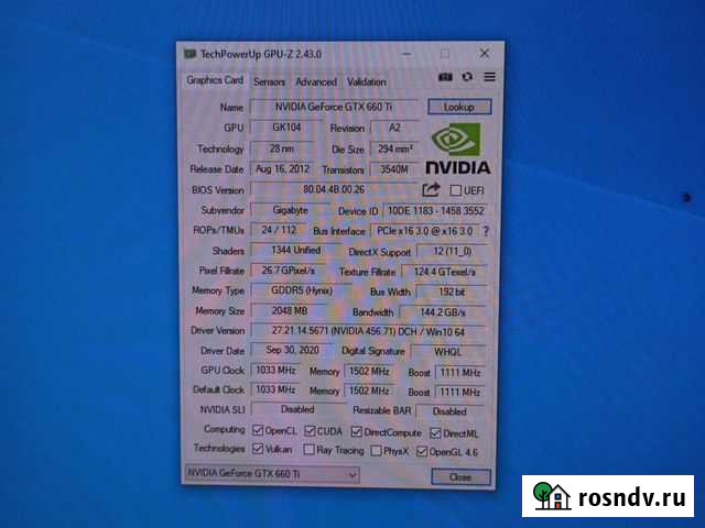 Видеокарта gtx 660 ti 2gb Учкекен - изображение 1