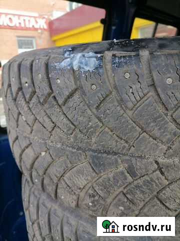 Зимняя резина r16 205 55 шипы Обухово - изображение 1