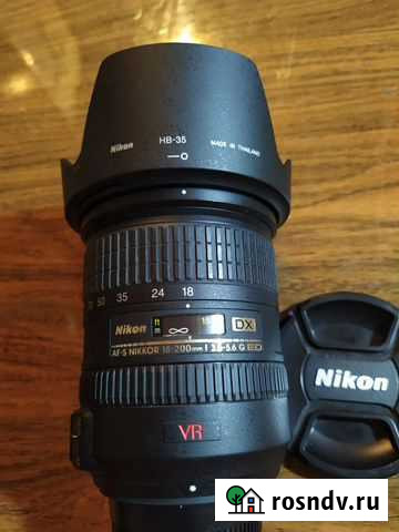 Объектив nikon 18-200 Таганрог - изображение 1