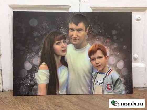 Портрет на холсте 681 Белокуриха