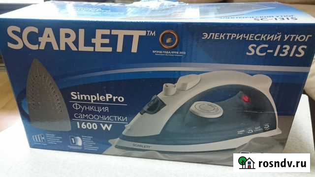 Утюг Scarlett модель SC-131S Афонино - изображение 1