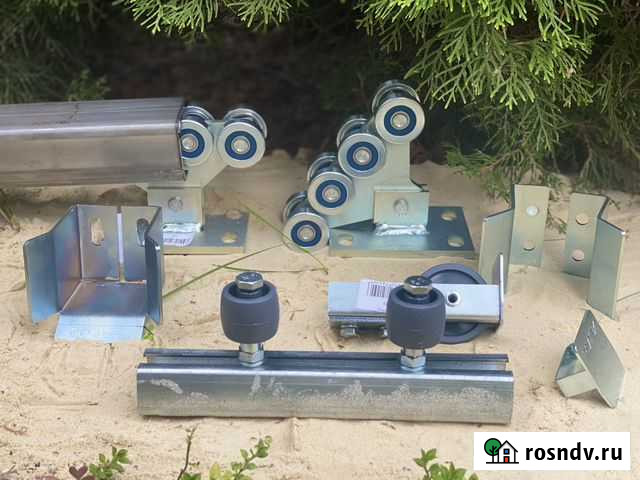 Комплект для откатных ворот Ролики Автоматика Подольск - изображение 1