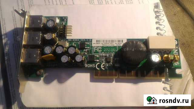 MS-6993 контроллер USB 3 порта с питанием Екатеринбург - изображение 1