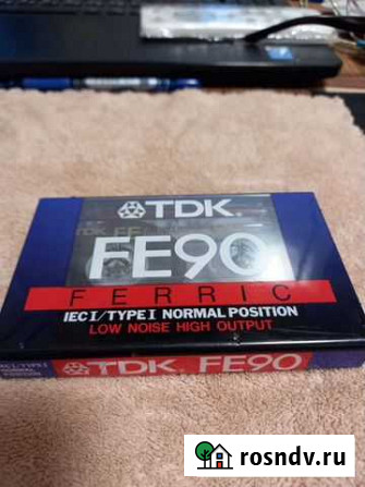 Аудиокассета новая TDK FE90 Королев - изображение 1