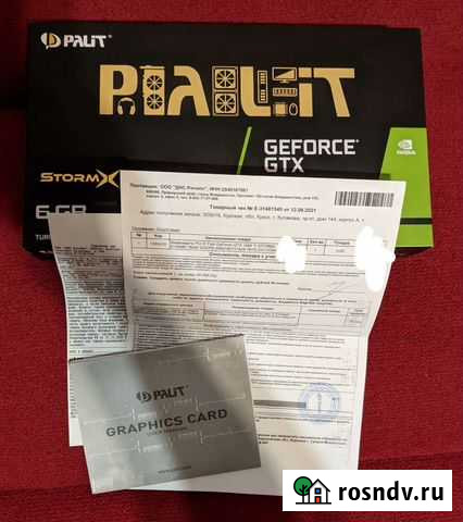 Palit GTX 1660 Ti StormX (31.5 Mh) 12.08.21 DNS Курск - изображение 1