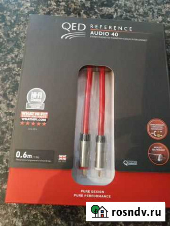 Кабель межблочный QED Reference Audio 40 (0,6m ) Калининград - изображение 1