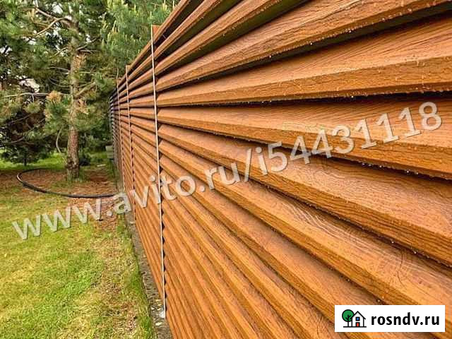 Металлический забор Жалюзи Кущевская - изображение 1