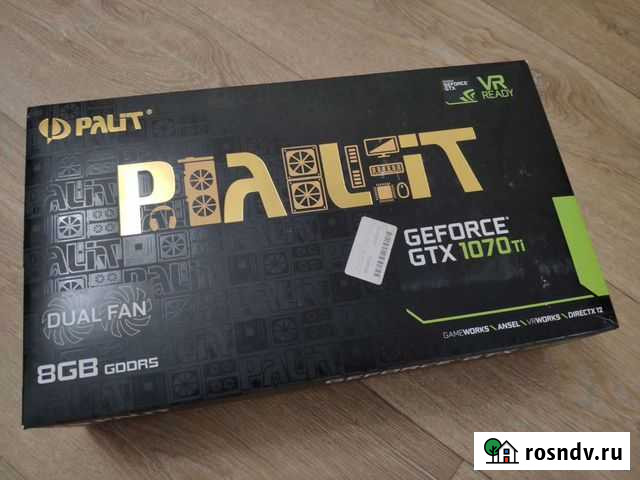 Видеокарта Palit GeForce GTX 1070 Ti dual Волгоград - изображение 1