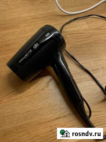 Фен Rowenta CV1622F0, 2000Вт, черный Мурино - изображение 1