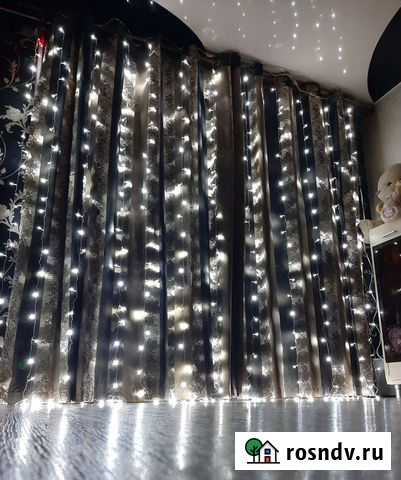 Гирлянда занавес белая Волжский - изображение 1