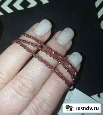 Колье из золота с гранатами Кострома