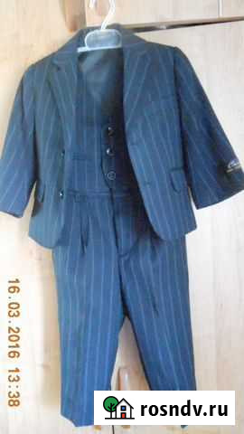 Элегантный костюм брючный тройка Тихорецк - изображение 1