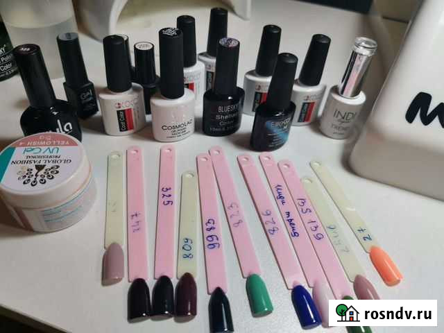 Для наращивания ногтей гель, цветные гель-лаки Железногорск - изображение 1