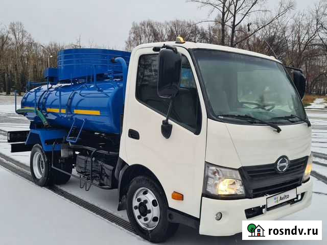 Продам Ассенизатор hino 300 2012г. в. без пробега Новосибирск - изображение 1