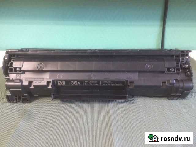 Картридж HP 36A CB436A оригинал б/у Нижний Новгород - изображение 1