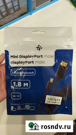 Кабель displayport ver. 1.2a 4K60gz 2 метра Кисловодск - изображение 1