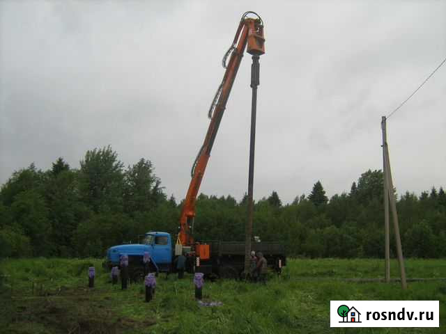 Убм-85. Монтаж больших винтовых свай Архангельск - изображение 1