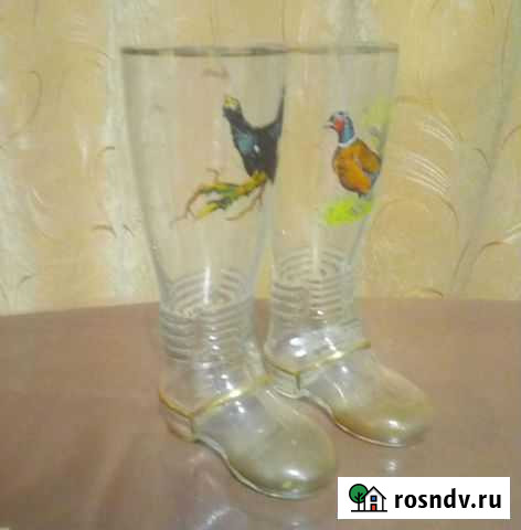 Бокалы сапожки СССР Ессентуки - изображение 1