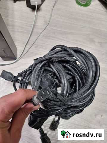 Сетевой кабель питания 220в 3 метра Тюмень - изображение 1