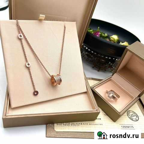 Подвеска кольцо Булгари серебро Bvlgari Москва - изображение 1