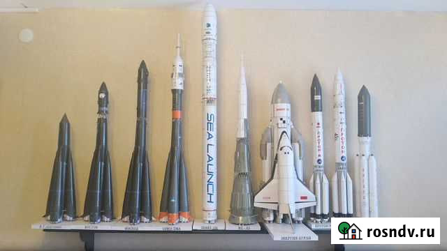 Коллекция макетов ракет 10 шт Козельск - изображение 1