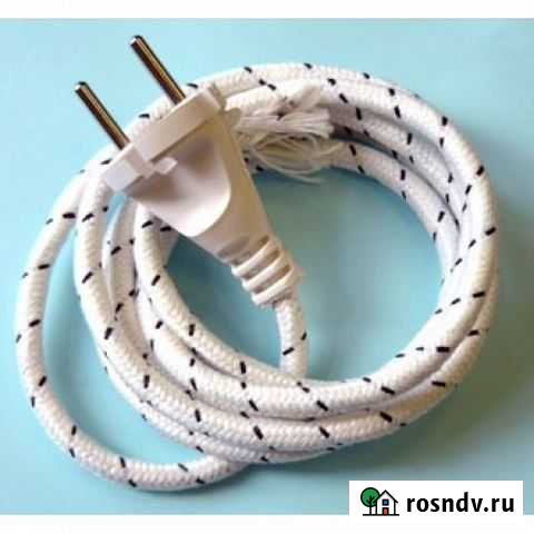 Шнур сетевой с вилкой для утюга, 41495 Уфа - изображение 1
