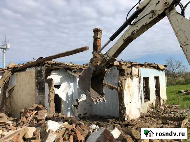 Демонтаж любого строения, вывоз обломков, отходов Крымск - изображение 1