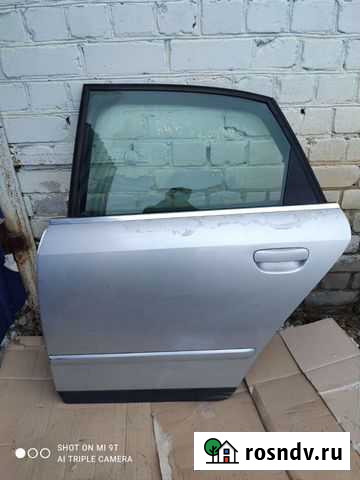 Дверь задняя левая Audi A4 B6 Ауди А4 Б6 седан Дубна - изображение 1