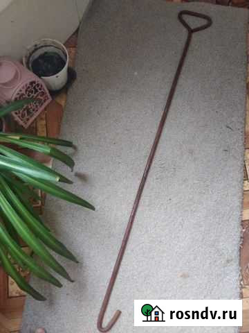 Кочерга металическая.метровая.СССР Ростов-на-Дону - изображение 1