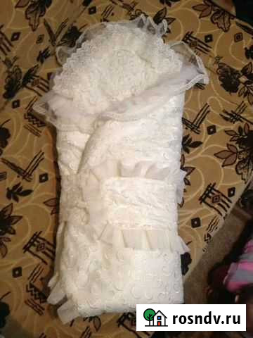 Зимний конверт на выписку Бобров - изображение 1