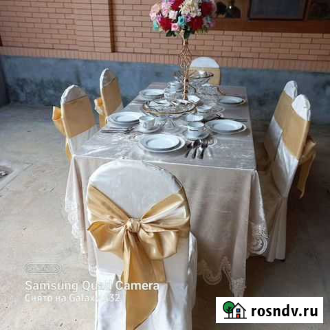 Столы стулья и посуда на прокат Гелдаган - изображение 1