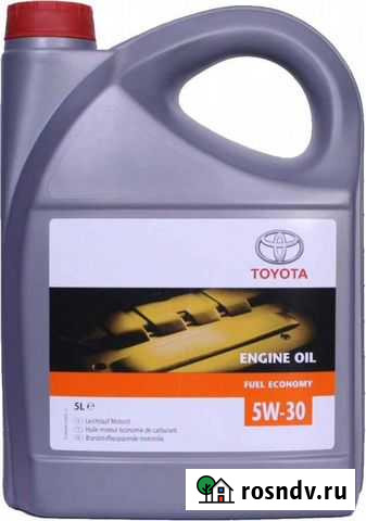 Масло моторное 5W30 Тойота 5л синтетика Казань - изображение 1