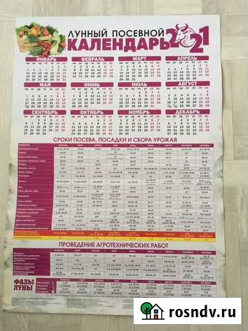 Календарь работ на огороде Грэсовский - изображение 1