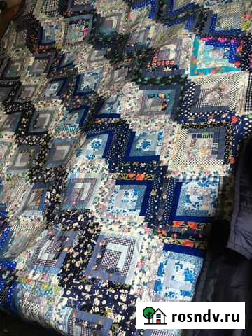 Покрывало пэчворк хендмэйд 227*220 Москва - изображение 1