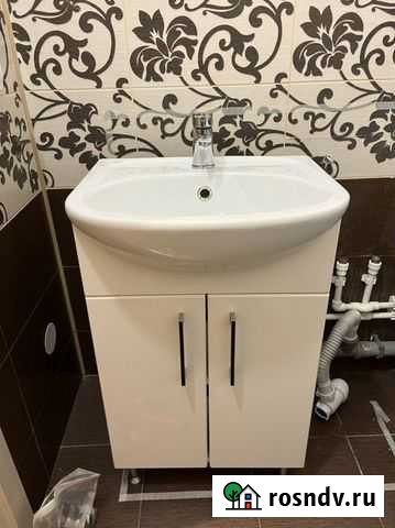 Раковина с тумбой и смесителем Мурино - изображение 1