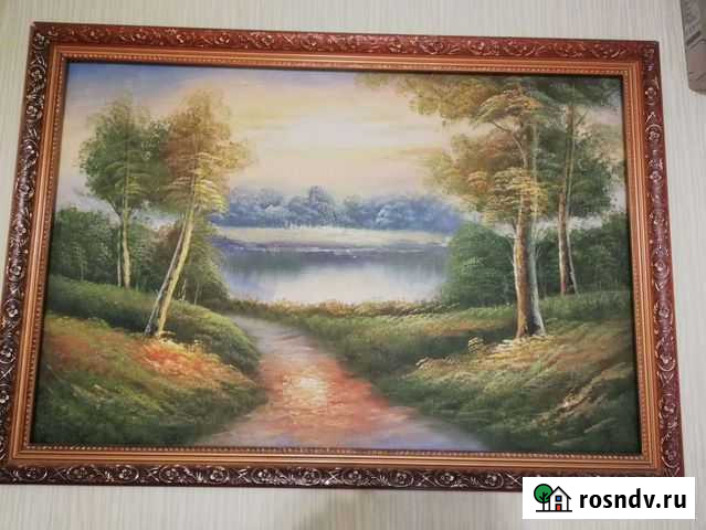 Картина маслом на холсте пейзаж Белгород - изображение 1