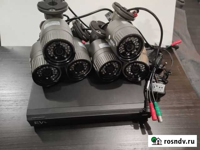 Бу Комплект видеонаблюдения 6 камер 2мп Ярославль - изображение 1