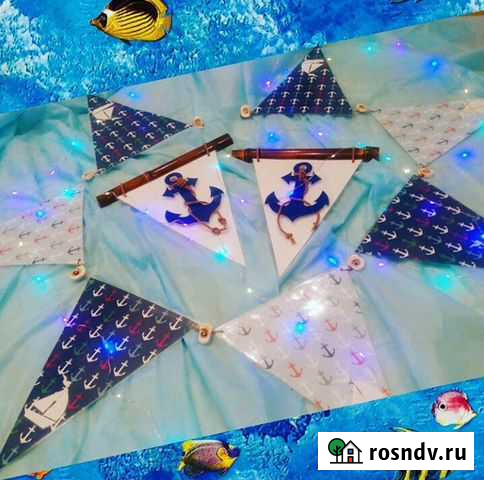 Декор для дня рождения в морском стиле Владимир - изображение 1