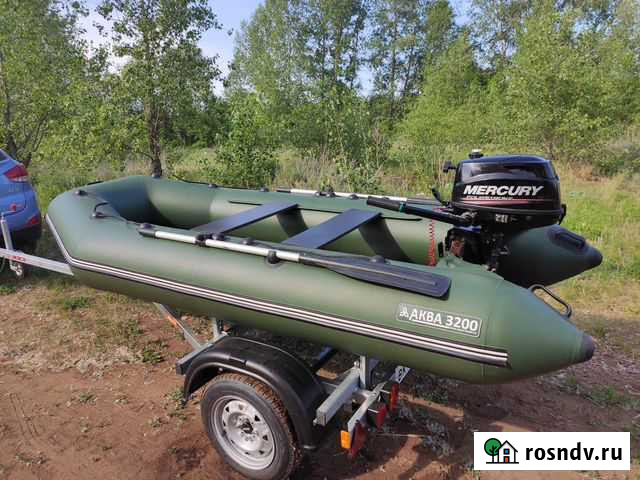 Лодка аква 3200 ск + мотор Mercury 5 л.с. 4-х такт Стройкерамика - изображение 1