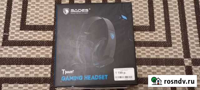 Наушники sades sa-701 с переходником на 3.5 мм Петрозаводск - изображение 1