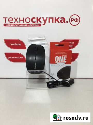 Проводная оптическая мышь SmartBuy One SBM-214-K B Майкоп - изображение 1