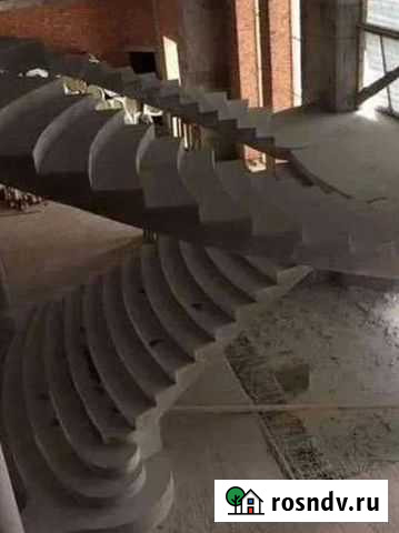 Бетонный работы лестницы армопояс Черкесск - изображение 1