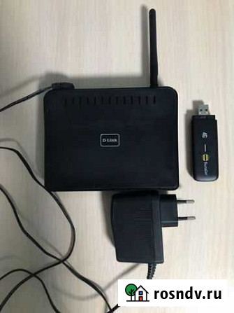 Модем ZTE MF 832D 4g + роутер D-Link Ярославль - изображение 1
