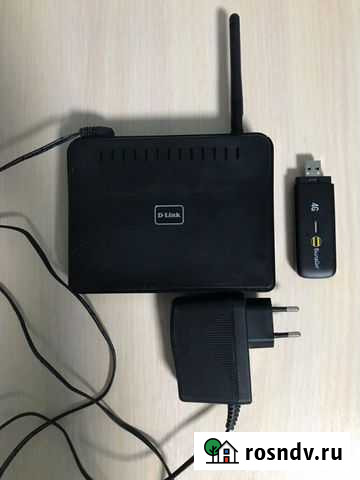 Модем ZTE MF 832D 4g + роутер D-Link Ярославль - изображение 1