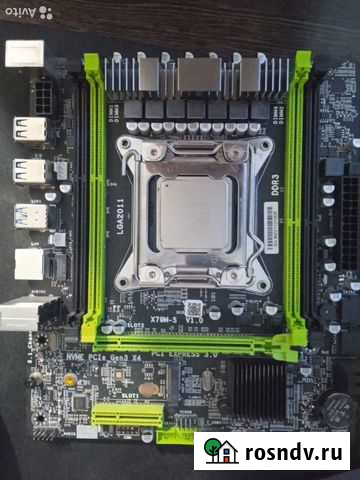 Материнская плата - daixu X79M-S LGA 2011 Челябинск - изображение 1