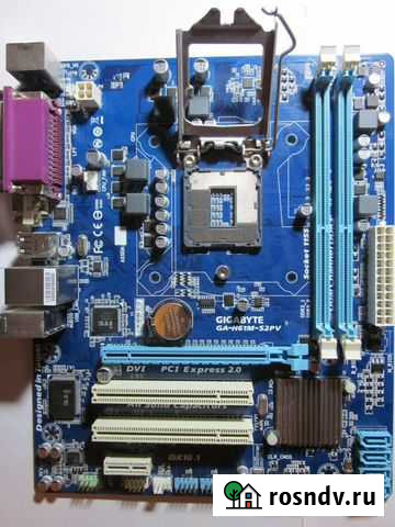 Материнская плата на сокете 1155 чипсет H61 Новомосковск - изображение 1